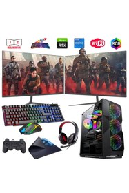 Resim Rogame I5 13400F 32GB DDR4 1TB M2 6GB RTX3050 Çift 24\ Mon. Oyun Bilgisayarı (Gaming SET) 