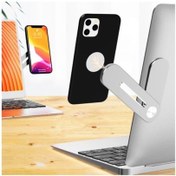Resim Coverzone Magsafe Uyumlu Mıknatıslı Bilgisayar Ekran Telefon Tutucu Monitör Standı 