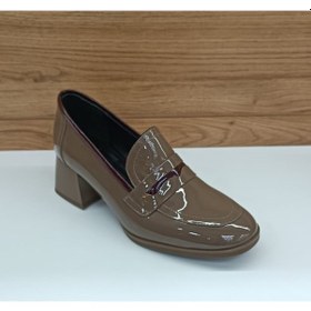 Resim 59172 Vizon Rugan Hakiki Deri Loafer Casual Kadın Ayakkabı Vizon 