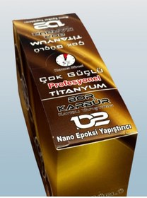 Resim DOLUBRAND Metal Seramik Tamir Yapışkanı, Metal Sıvı Dolgu, Yüksek Isıya Dayanıklı Siyah 20 Adetx6g/120 Gr 