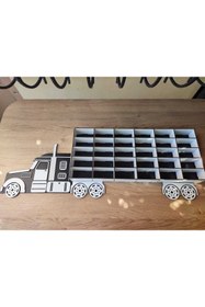 Resim BELİNAY ÇOCUK DÜNYASI Siyah-beyaz Tır Rafı-boş Kasa 