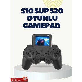 Resim AyrStore Buğz HDMI Destekli S10 Gamepad 520 Oyunlu Tv’ye Bağlanabilir Atari 2025 Model 