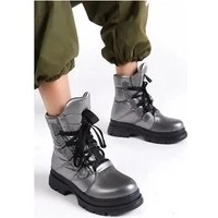Resim Mergenshoes KP02 Platin Paraşüt Detaylı Kışlık Kadın Kar Botu 