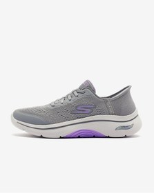 Resim Skechers Go Walk Arch Fit 2.0 - Valencia Kadın Gri Yürüyüş Ayakkabısı 125319 Gylv Gri 