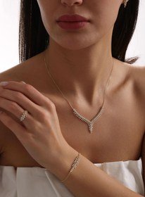 Resim 14 Ayar Sarı Çavuş Taşlı Altın Düğün Seti 