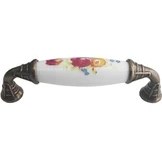 Resim Klasik Silindir Kulp Antik 96 mm 