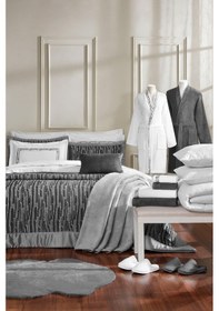 Resim Özdilek Velluto Çeyiz Seti 27 Parça - Gri Gri 