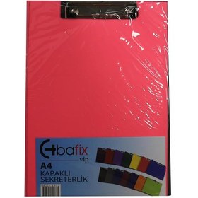Resim Bafix Kapaklı Sekreterlik ViP A4 Fosforlu Pembe BFX-1813 