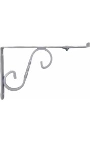 Resim Belle Fusion Mey Ithalat® Ayarlı Ferforje Raf Altı No:2 Beyaz 20X15 