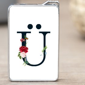 Resim Procity Ü Harfi Çiçek Tasarım Çakmak 