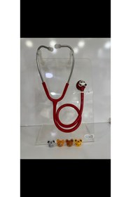 Resim ENDOSTALL pediatrik steteskop kirmizi 