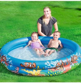 Resim Bestway 51119 Şişme Çocuk Havuzu 152 CM Çok Renkli 