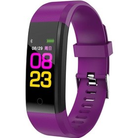 Resim Sones Id115 Artı Akıllı Bilezik Spor Nabız Kan Basıncı Pedometre Sağlık Koşu Spor iOS Uyumlu Android Smartwatch 
