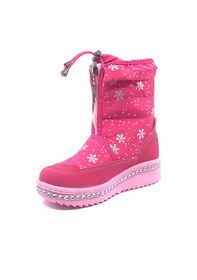 Resim Ayakkabımood Le Petit Fuşya Taşlı Kürklü Kız Çocuk Kar Botu Fuşya 