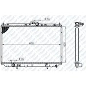Resim Motor Su Radyatoru Carisma 1.6I-1.8I 1995- Manuel 400X658X16 504606916 