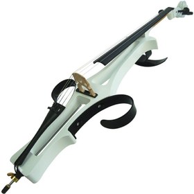 Resim Kinglos KNG DSDT-1802 Elektro Çello 4/4 Beyaz (Profesyonel - Silent) | Kulaklık Çıkışlı Sessiz Çalışma, Modern Tasarım, Taşıma Çantalı Set 