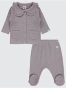 Resim Civil Baby Kız Bebek Pijama Takımı 1-9 Ay Lila 