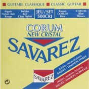 Resim Savarez 500CRJ Cristal Corum Rouge Blue Klasik Gitar Teli 