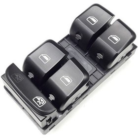 Resim Audi A5 Sportback 08-11 Sol Ön Kapı Cam Düğme Tuşları 8K0959851D N11.30 