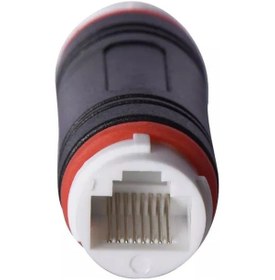 Resim Ip68 Rj45 8p/8c Ara Konnektör Endüstriyel Su Geçirmez Dış Ortam 