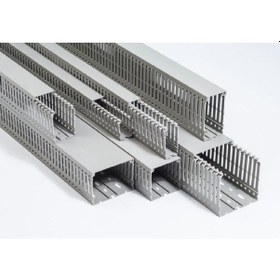 Resim Ak-iş Apsg-60080 ,60x80mm Gri/2mt Delikli Kablo Kanal 