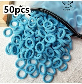 Resim Willowhaven Pastel Gökkuşağı Multirenk 50li Kurdeleli Saç Lastiği Yumuşak Ve Kaymaz Renk-13 