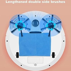 Resim Akıllı Vakum Süpürge USB Ev Kuru Islak Süpürge Robotu 