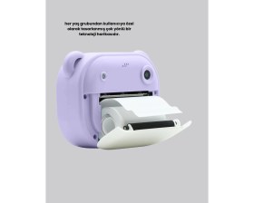 Resim Mercansa Çocuklar Için Şipşak Baskı Kamera – 18 Efektli, Oyun ve Müzik Özellikli 