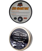 Resim parlawax 2 li Set Çizik Giderici Wax+Seramik Katkılı Krem Cila 100'er gr 