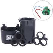 Resim El Matkapları için 12V Li-iyon Pil Koruma Kartı - 18650 Lityum Kasa ve Devre Paketi Kabuğu ile Braket, Dayanıklı Plastik, Taşıması Kolay, Farklı Elektrikli Alet Modelleri ile Uyumlu, Kompakt Tasarım, Yüksek Kaliteli Plastik 