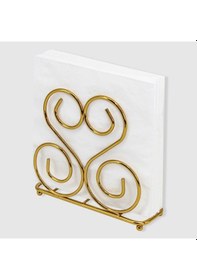Resim Galaxy Home Metal Peçetelik Gold Kaplama 