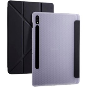 Resim Galaxy Tab S9 FE 10.9 inç Uyumlu Kalem Bölmeli Tablet Kılıf SM-X510NLGATUR-SM-X510NLIATUR-SM-X510NZAATUR-SM-X510NZSATUR 