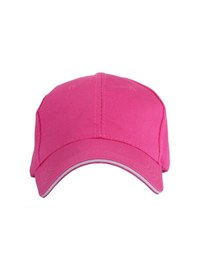 Resim Perlotus Düz Renk Spor Beyzbol Kep Pamuklu Şapka Pembe 