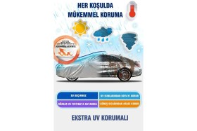 Resim Breen Gri Togg T10X Oto Branda, Araba Brandası 
