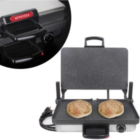 Resim Sevenlex Turbo Grill Izgaralı Inox Tost Makinesi 
