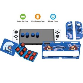 Resim Nintendo Switch Oled Çoklu Koruma Kiti 8 İn 1 Dobe Tns-1192b 