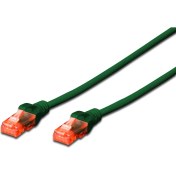 Resim Beek CAT. 6 Patch Kablo, U/UTP, 3 metre, AWG 26, Yeşil Renk, LSZH 