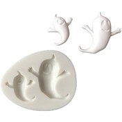 Resim Serisi Hayalet Silikon Kalıp Fondan Dıy Yumuşak Kil Kalıp 