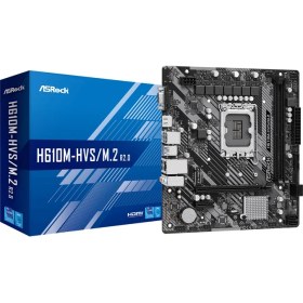 Resim Asrock H610M-HVS/M.2 R2.0 Ddr4 HDMI Pcıe 4.0 1700P Matx Anakart 