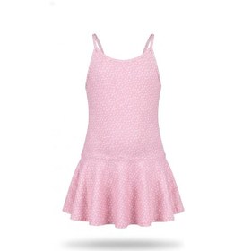 Resim Endeep Kız Çocuk Pembe Yıldız Desenli Etekli Elbise Mayo 