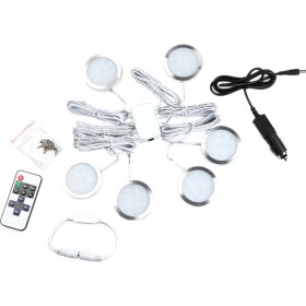 Resim Auvc 6 Paket Iç LED Spot Işıklar 12V LED Gömme Downlight (Yurt Dışından) 