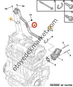 Resim PEUGEOT 407 1.6 HDI EGR BORUSU (ORJİNAL) 