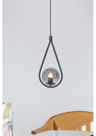 Resim Siena Tekli Siyah-krom Metal Gövde Füme Camlı Tasarım Lüx Sar... Siyah 