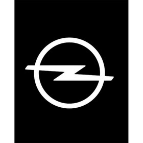 Resim Opel Logo Büyük Sırt Patch Yama - Siyah 