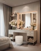 Resim Lungo Roller Silver Luxery Puf 