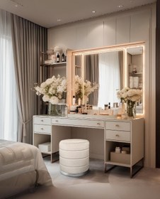 Resim Lungo Roller Silver Luxery Puf 