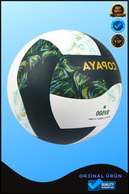 Resim Overpet Yeşil Beyaz Plaj Voleybol Topu Voleybol Topu Plaj Voleybolu Topu 
