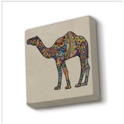Resim Deve Baskılı Taş Magnet 5x5 