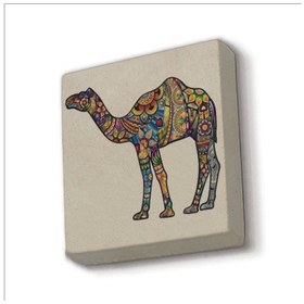 Resim Deve Baskılı Taş Magnet 5x5 