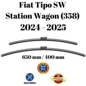 Resim Fiat Tipo Sw Station Wagon 358 2024 2025 Uyumlu Ön Cam Silecek Süpürgesi Takımı 650/400mm Silbak Sb2616c 